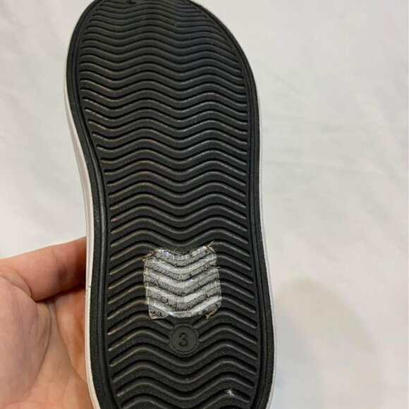 SKECHERS sneakers. Black and white rubber. Size 3.  Waterproof, anti slip. - Picture 4 of 7